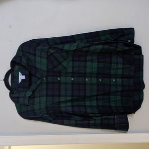 Old navy flannel blue and green size XL
